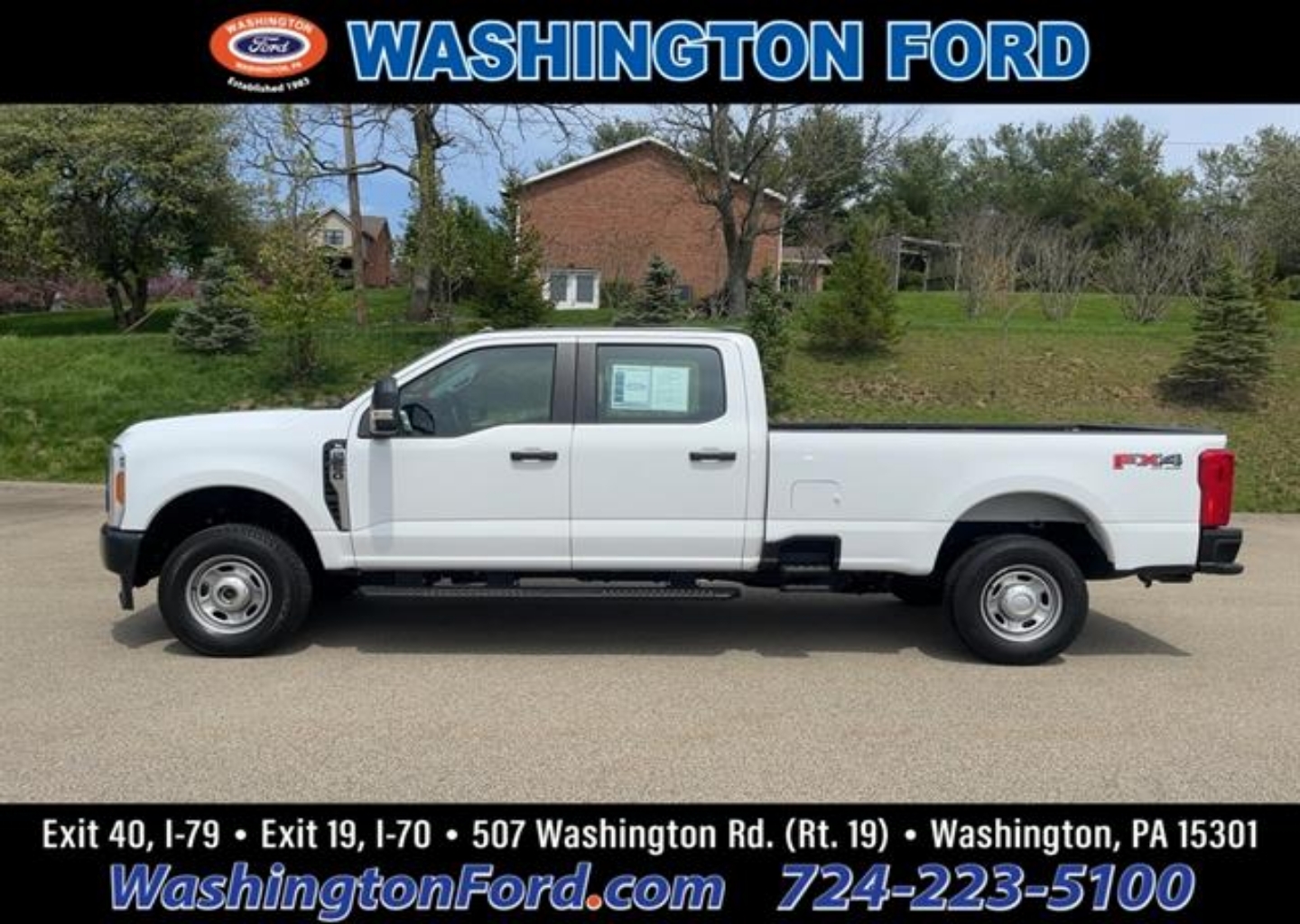 Used 2024 Ford F-250 Super Duty XL with VIN 1FT7W2BA7RED01945 for sale in Washington, PA