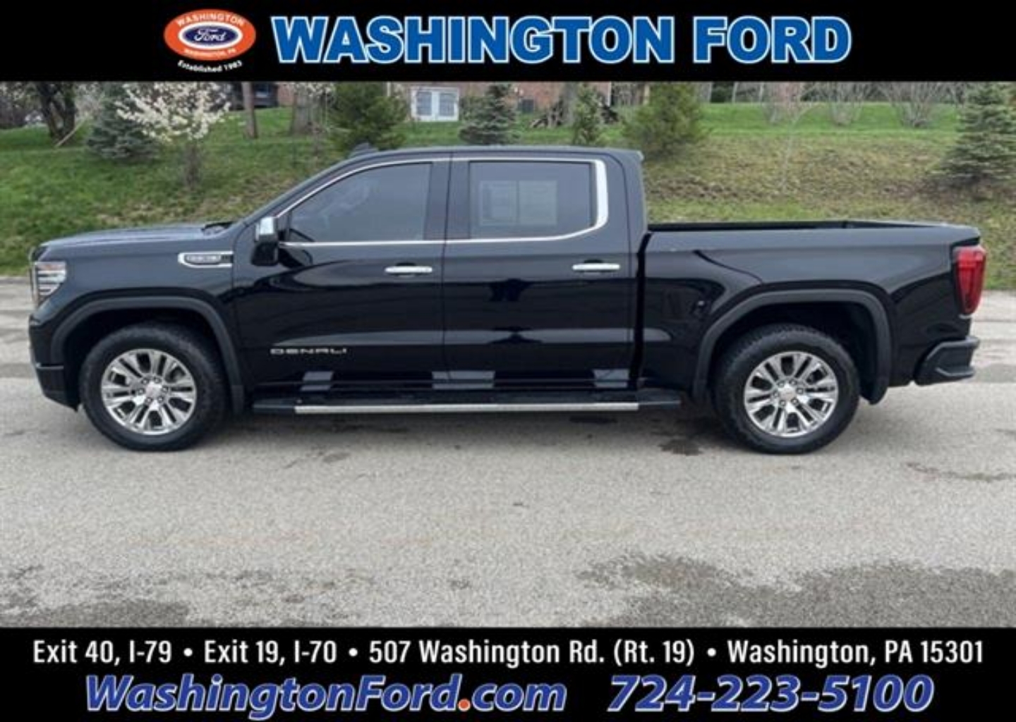 Used 2022 GMC Sierra 1500 Denali Denali with VIN 3GTUUGED2NG669500 for sale in Washington, PA