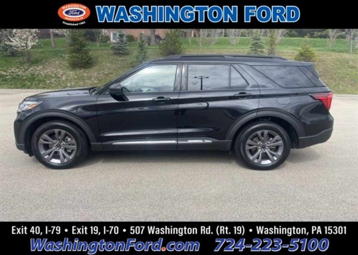 Used 2025 Ford Explorer Active with VIN 1FMUK8DH1SGA42841 for sale in Washington, PA