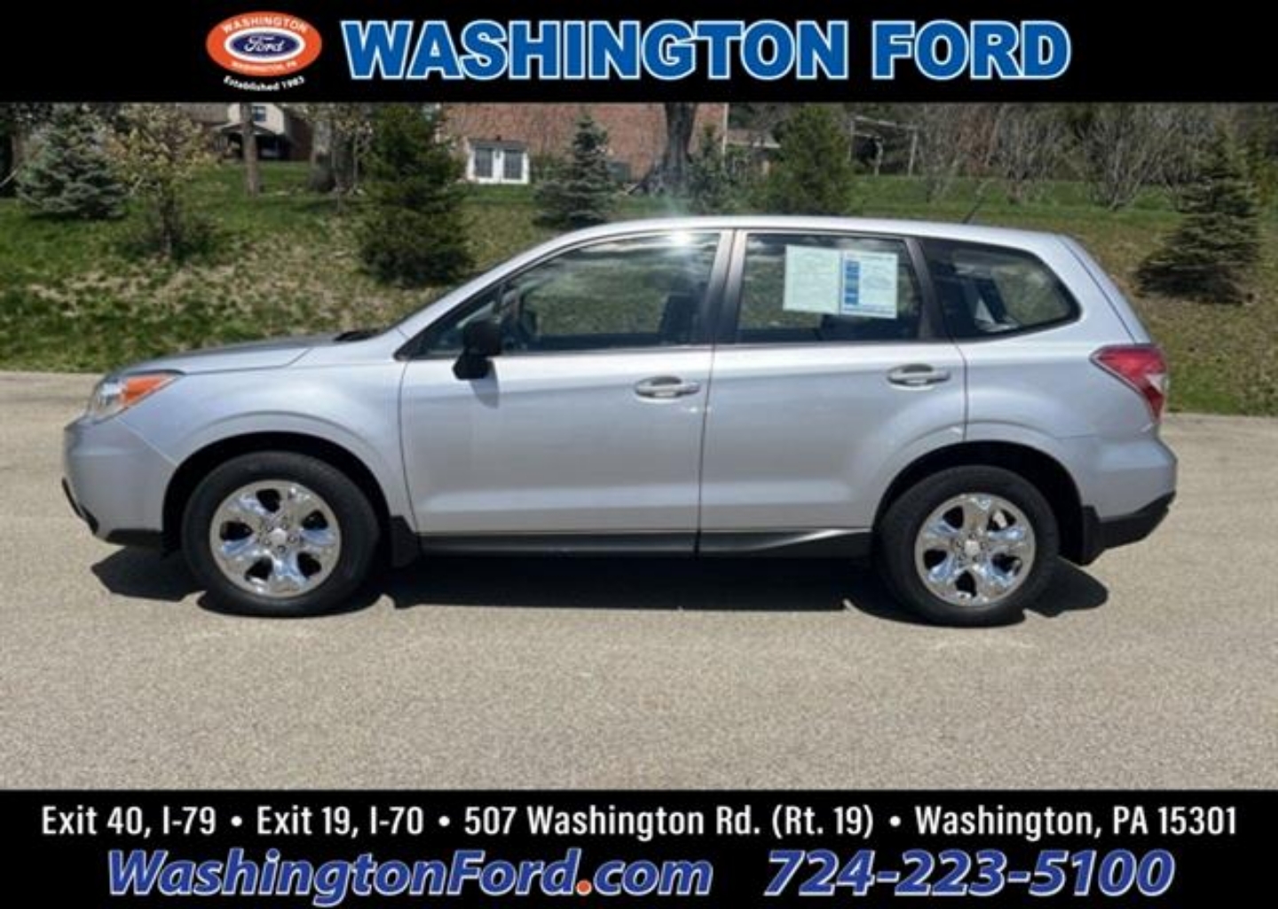Used 2014 Subaru Forester i with VIN JF2SJAACXEH539031 for sale in Washington, PA