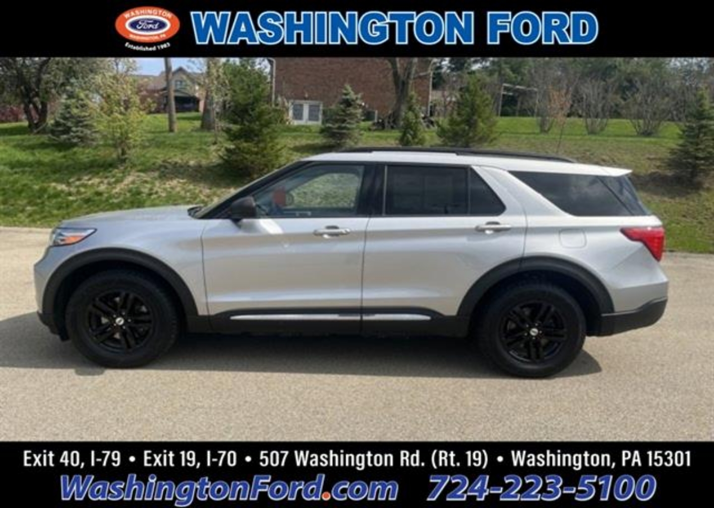 Certified 2022 Ford Explorer XLT with VIN 1FMSK8DH2NGA38731 for sale in Washington, PA