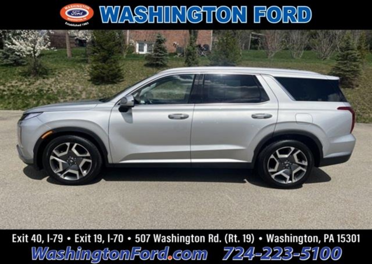 Used 2024 Hyundai Palisade SEL with VIN KM8R4DGE1RU710983 for sale in Washington, PA