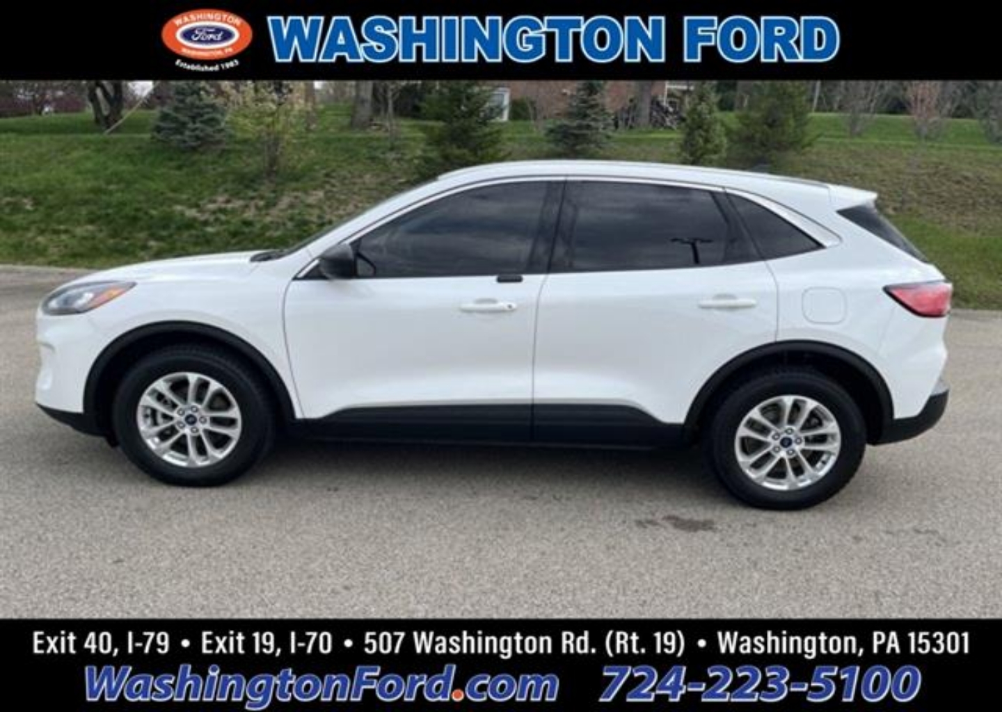Used 2022 Ford Escape SE with VIN 1FMCU9BZ3NUB06830 for sale in Washington, PA
