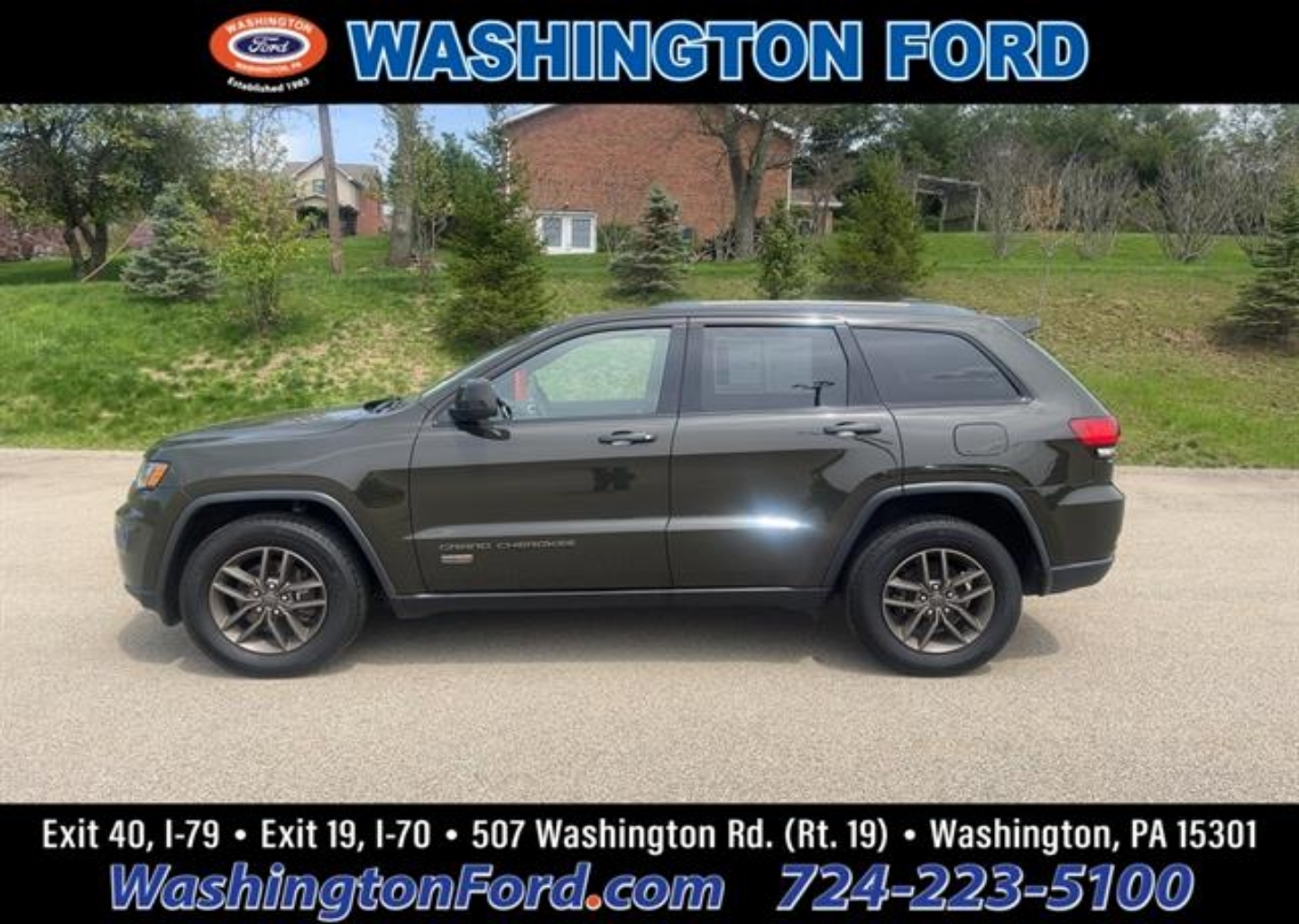 Used 2016 Jeep Grand Cherokee Laredo with VIN 1C4RJFAG8GC470434 for sale in Washington, PA