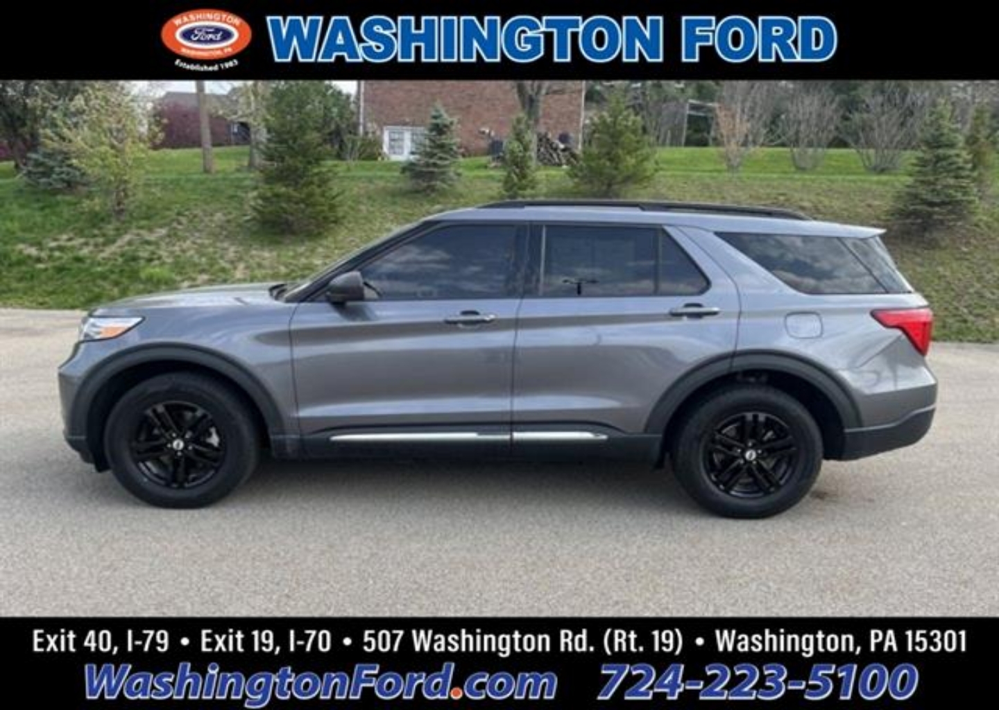 Certified 2022 Ford Explorer XLT with VIN 1FMSK8DH4NGA20120 for sale in Washington, PA