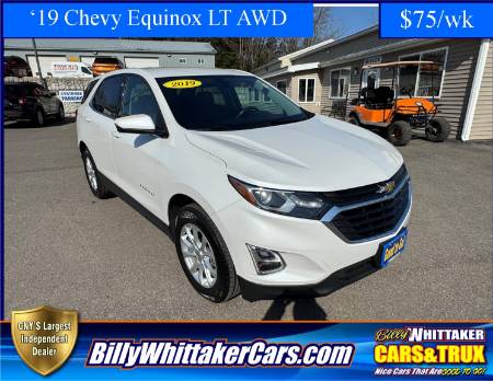 Used 2019 Chevrolet Equinox LT with VIN 2GNAXUEV8K6302441 for sale in Central Square, NY