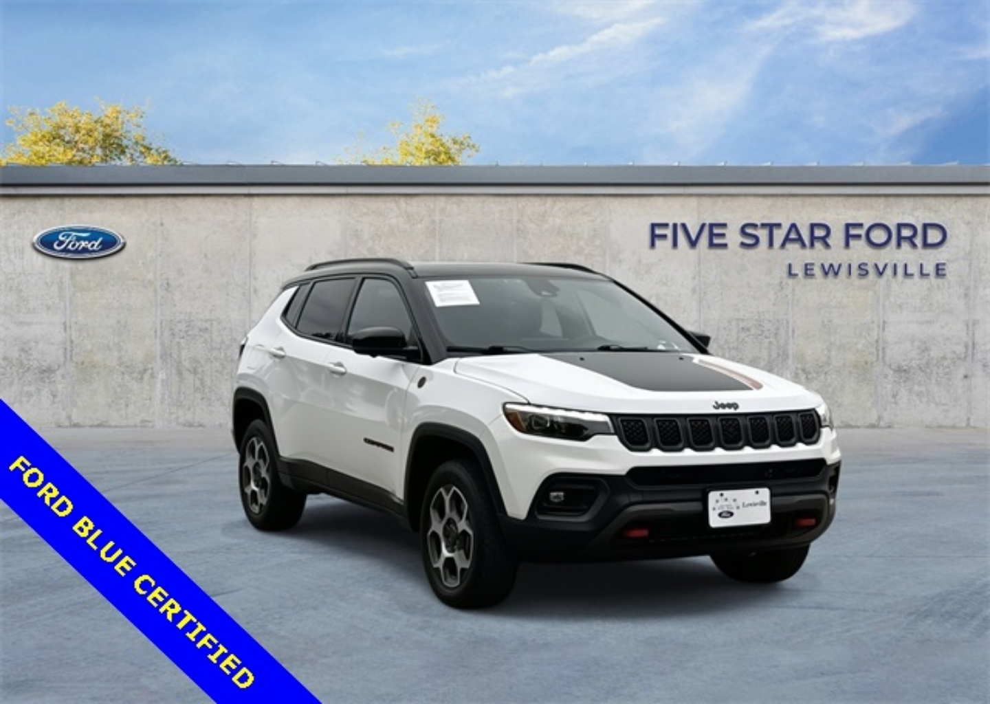 Certified 2023 Jeep Compass Trailhawk with VIN 3C4NJDDN4PT502782 for sale in Lewisville, TX