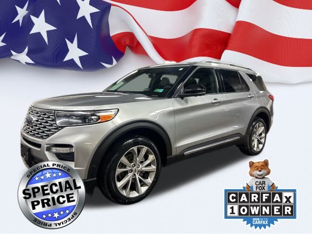 Used 2021 Ford Explorer Platinum with VIN 1FM5K8HCXMGB87401 for sale in Clarksburg, WV