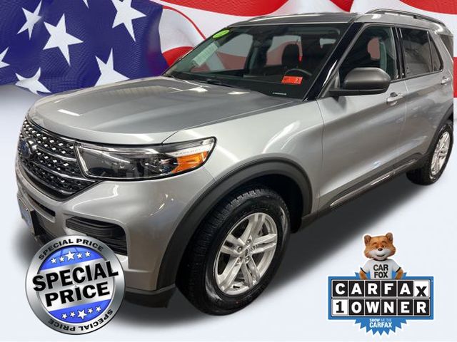 Used 2022 Ford Explorer XLT with VIN 1FMSK8DH2NGA63743 for sale in Clarksburg, WV