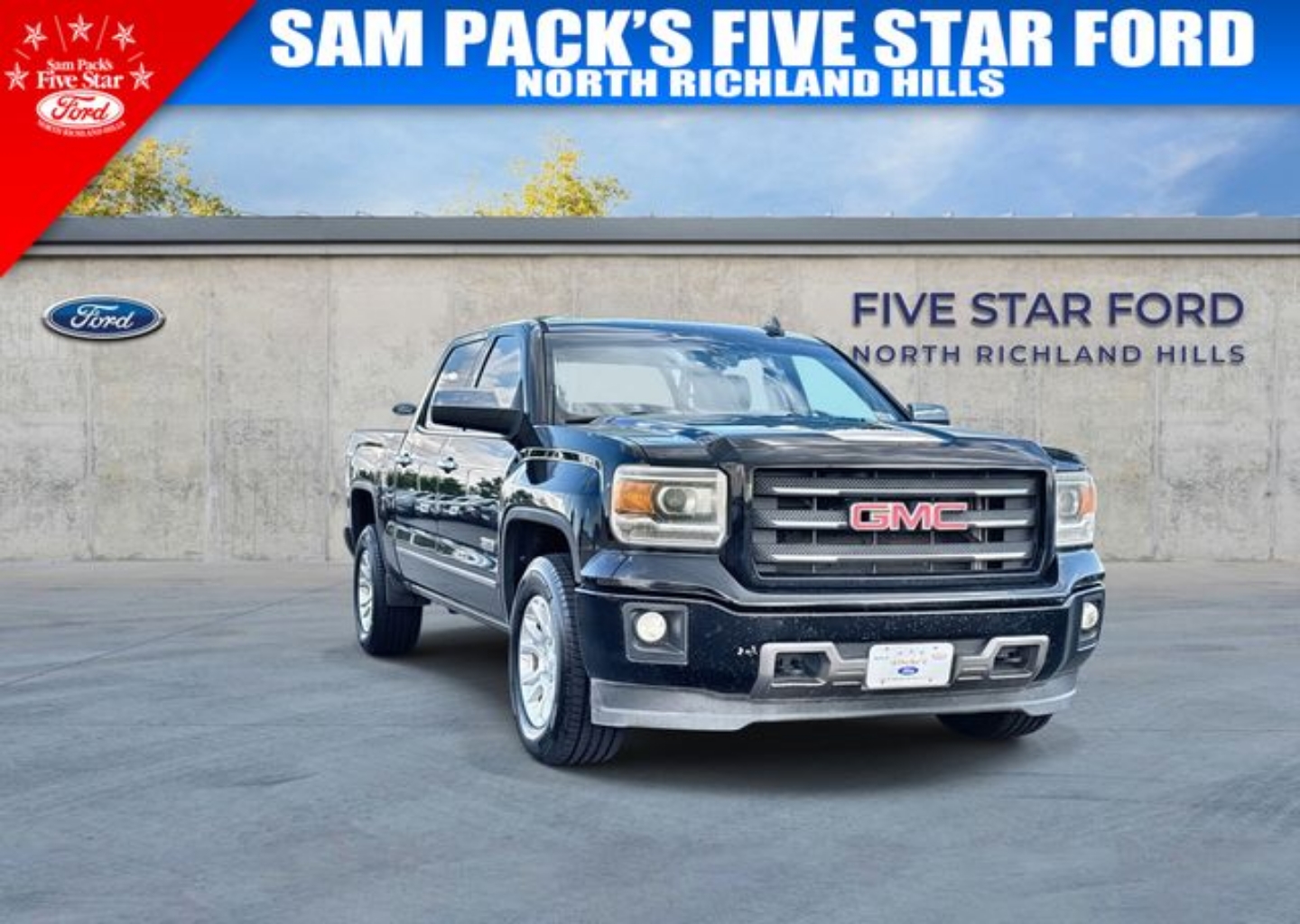 Used 2015 GMC Sierra 1500 SLT with VIN 3GTU2VEJ7FG465180 for sale in Richland Hills, TX
