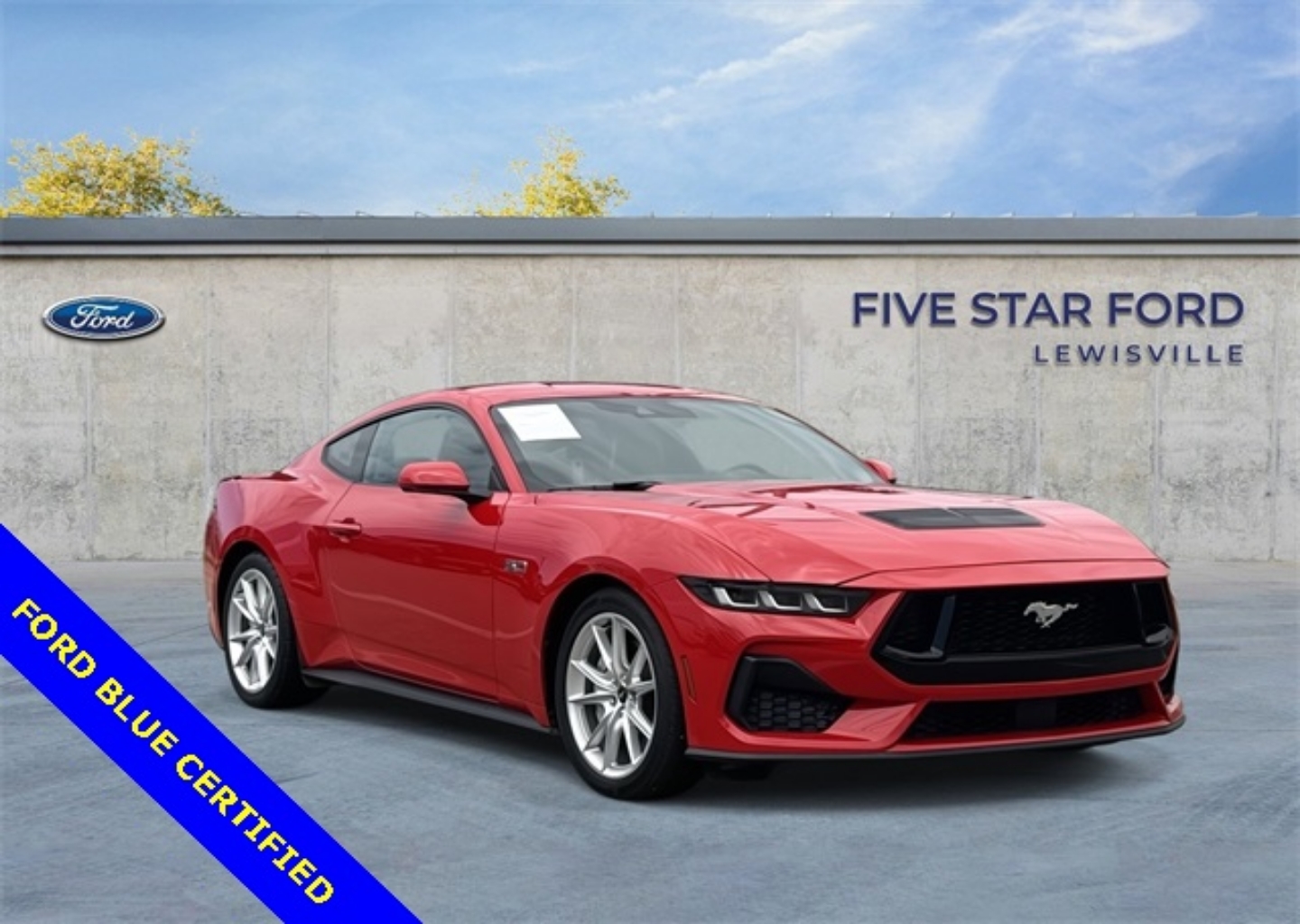 Certified 2024 Ford Mustang GT Premium with VIN 1FA6P8CF8R5424097 for sale in Lewisville, TX
