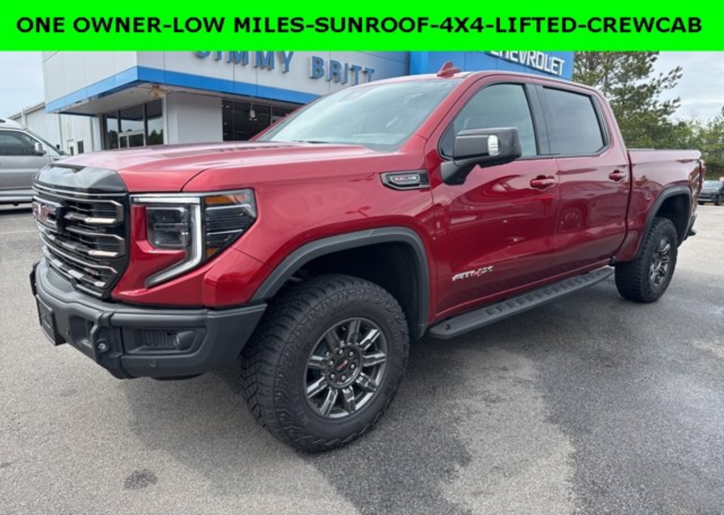 Certified 2025 GMC Sierra 1500 AT4X with VIN 3GTUUFEL4SG135444 for sale in Greensboro, GA