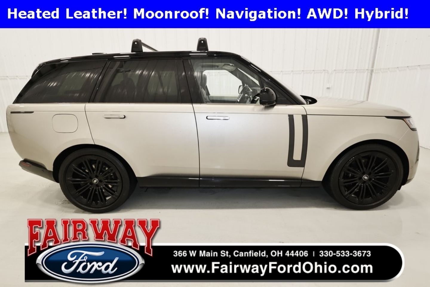 Used 2023 Land Rover Range Rover SE with VIN SALKP9FU3PA023546 for sale in Canfield, OH