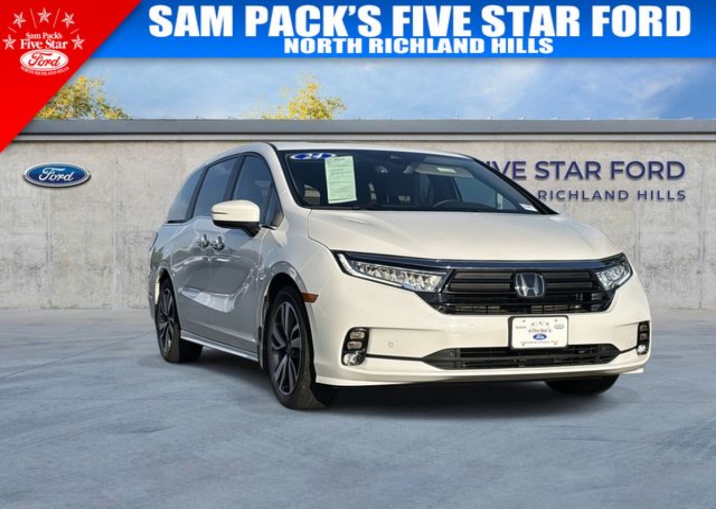 Used 2024 Honda Odyssey Touring with VIN 5FNRL6H85RB001266 for sale in Richland Hills, TX