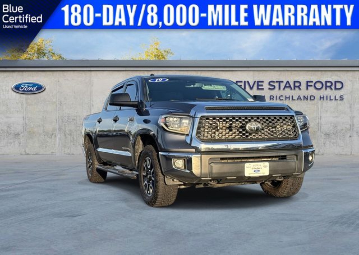 Certified 2019 Toyota Tundra SR5 with VIN 5TFDY5F18KX855207 for sale in Richland Hills, TX
