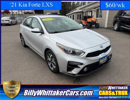 Used 2021 Kia Forte LXS with VIN 3KPF24AD7ME348985 for sale in Central Square, NY
