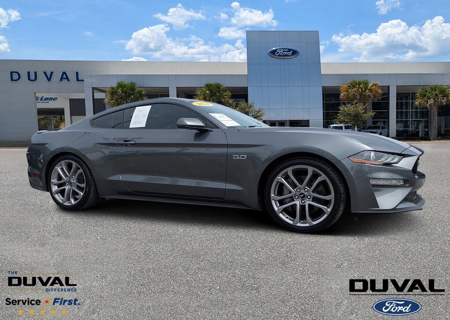 Certified 2022 Ford Mustang GT Premium with VIN 1FA6P8CF0N5144863 for sale in Jacksonville, FL