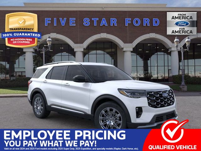 New 2025 Ford Explorer Platinum