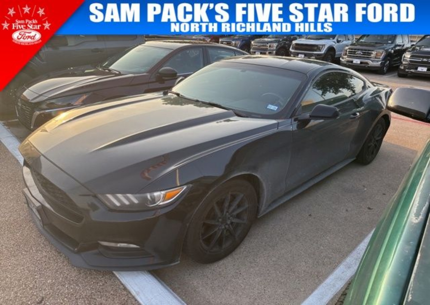 Used 2016 Ford Mustang V6 with VIN 1FA6P8AM3G5220287 for sale in Richland Hills, TX