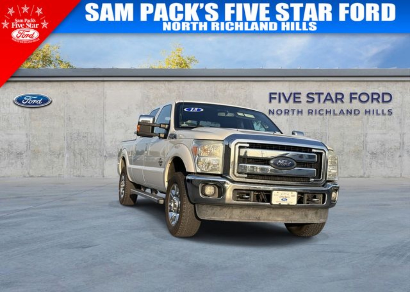 Used 2015 Ford F-250 Super Duty Lariat with VIN 1FT7W2BT0FEA68973 for sale in Richland Hills, TX