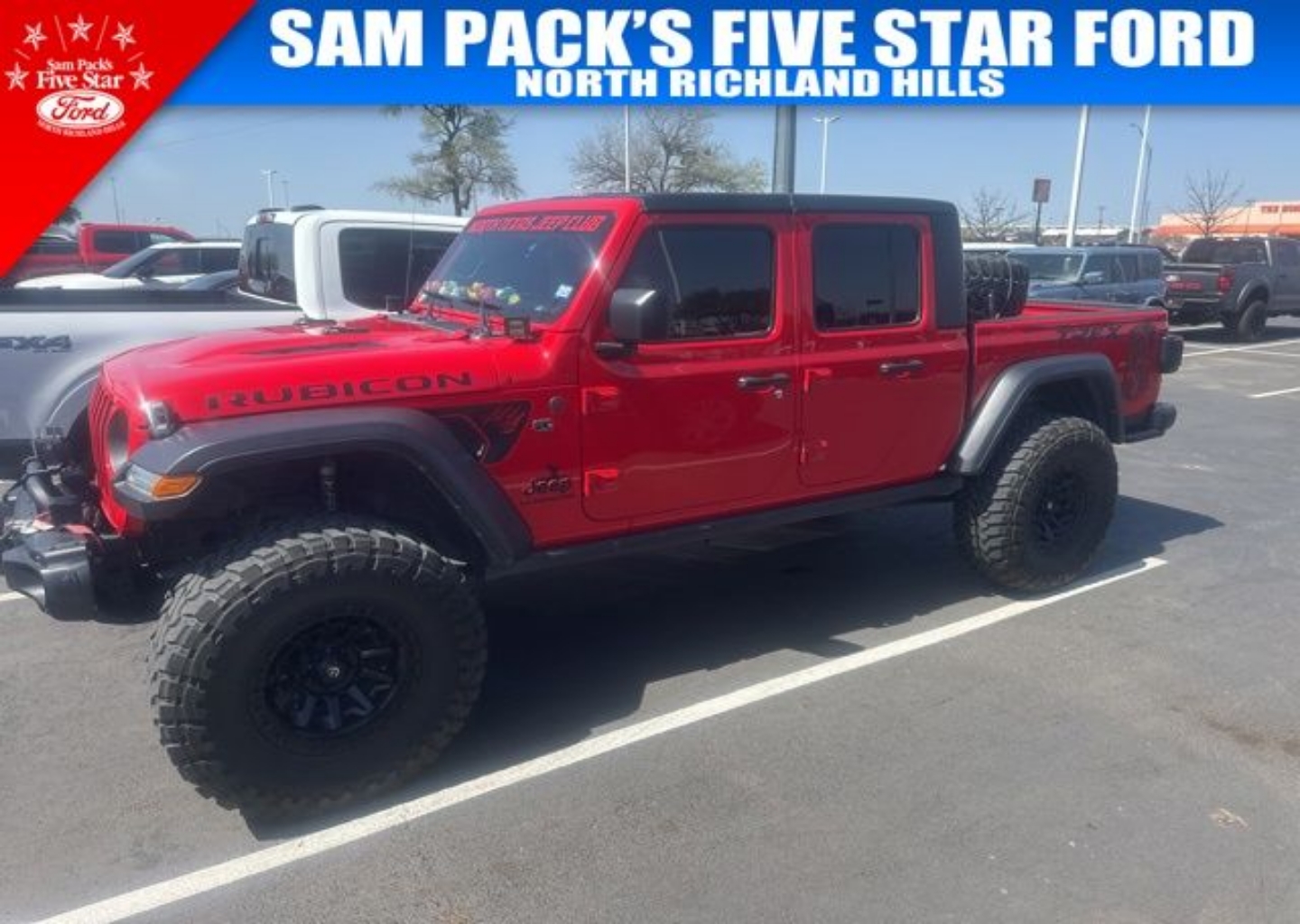 Certified 2021 Jeep Gladiator Rubicon with VIN 1C6JJTBG5ML554353 for sale in Richland Hills, TX