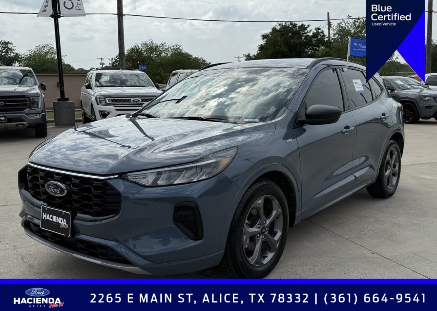 Certified 2023 Ford Escape ST-Line with VIN 1FMCU0MN7PUA74165 for sale in Alice, TX