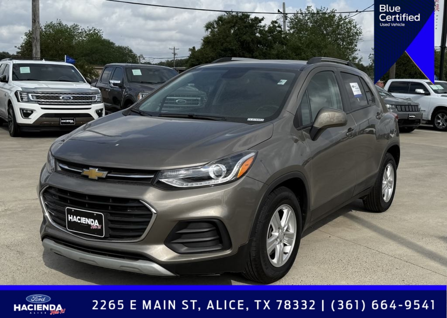 Certified 2022 Chevrolet Trax LT with VIN KL7CJLSM5NB508713 for sale in Alice, TX
