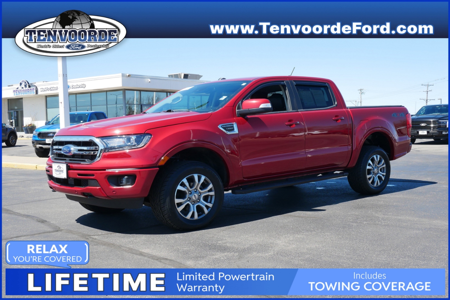 Used 2021 Ford Ranger Lariat with VIN 1FTER4FHXMLD89346 for sale in Saint Cloud, Minnesota