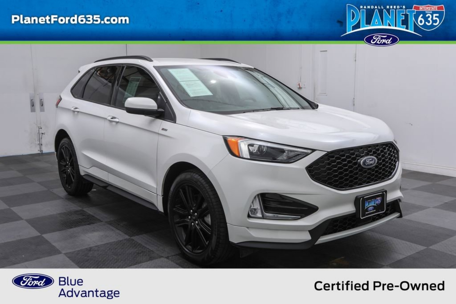 Certified 2022 Ford Edge ST-Line with VIN 2FMPK4J93NBA88038 for sale in Garland, TX