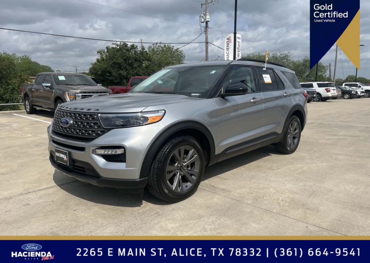 Certified 2024 Ford Explorer XLT with VIN 1FMSK7DH9RGA41111 for sale in Alice, TX