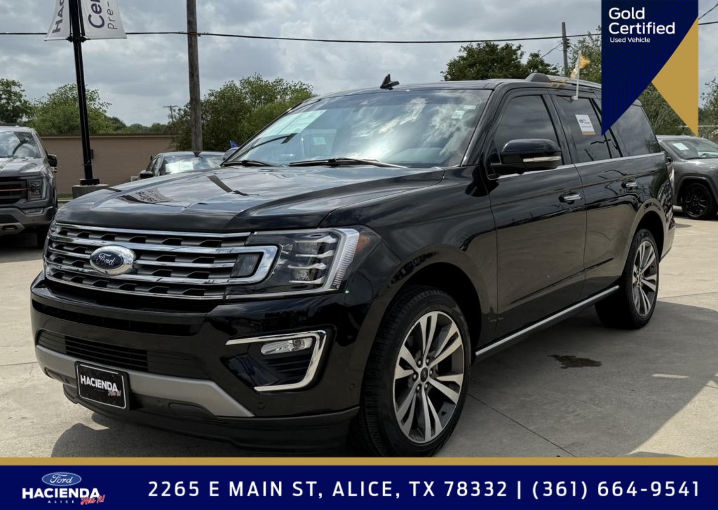 Certified 2021 Ford Expedition Limited with VIN 1FMJU1KT8MEA66631 for sale in Alice, TX