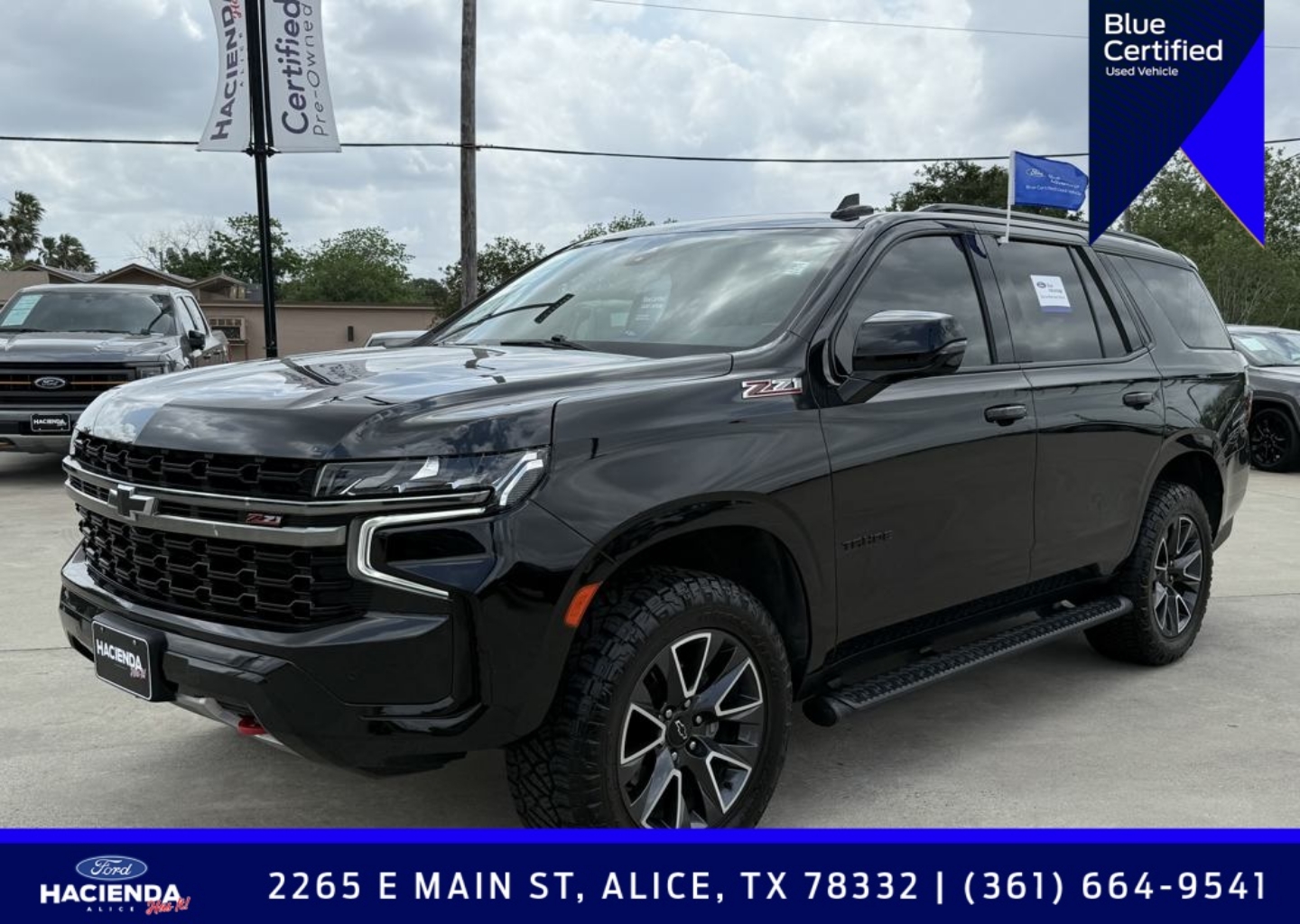 Certified 2021 Chevrolet Tahoe Z71 with VIN 1GNSKPKD0MR306040 for sale in Alice, TX