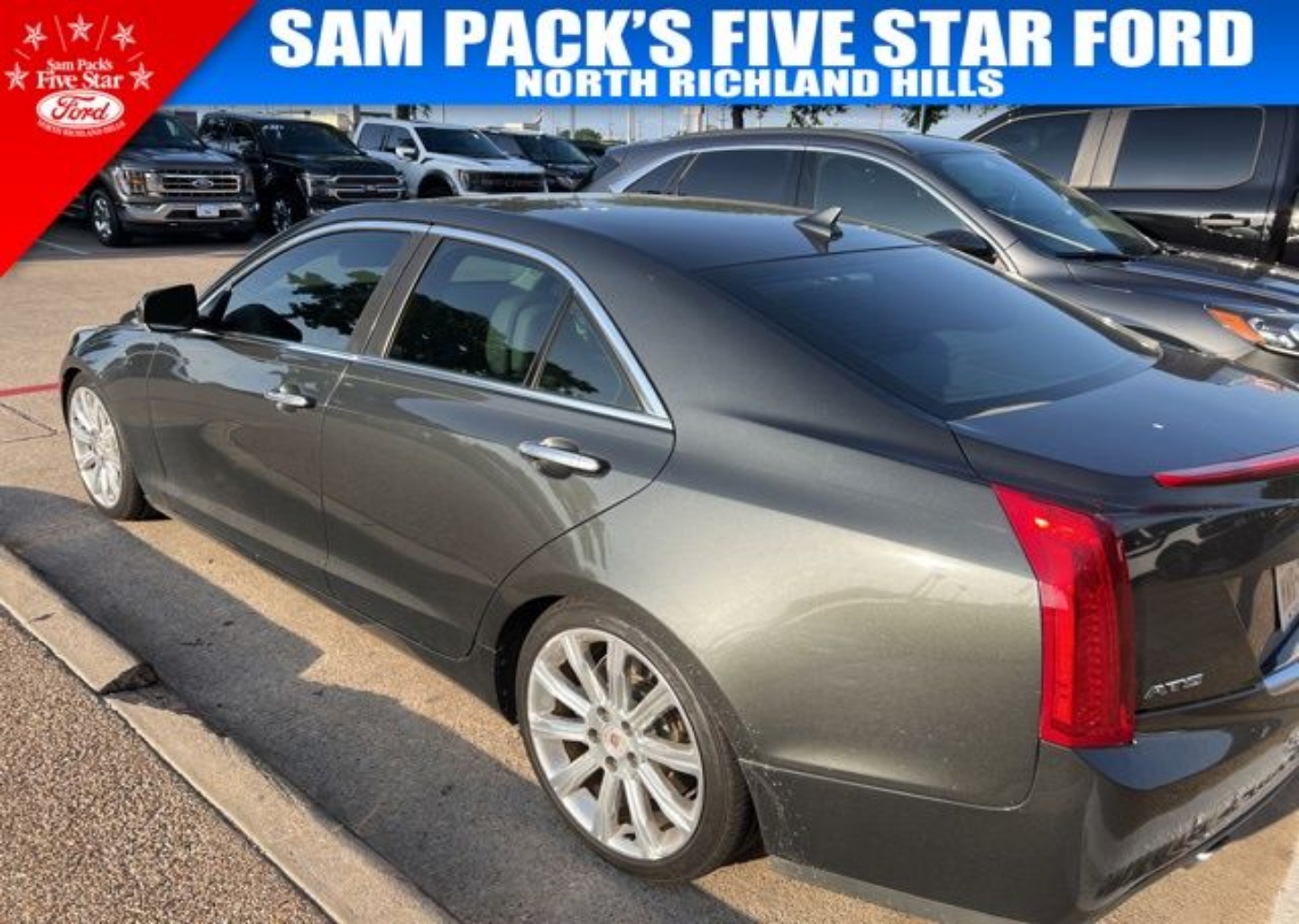 Used 2014 Cadillac ATS Luxury Collection with VIN 1G6AB5RX3E0128061 for sale in Richland Hills, TX
