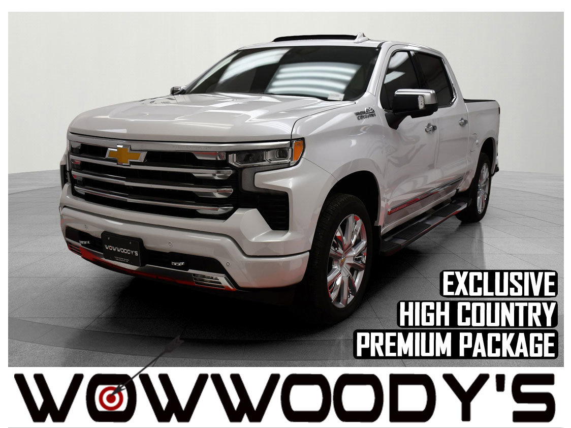 Used 2024 Chevrolet Silverado 1500 High Country Crew Cab 4X4 5.3L V8 Ecotec3 High Country Premium Package Suspension Package Power Sunroof