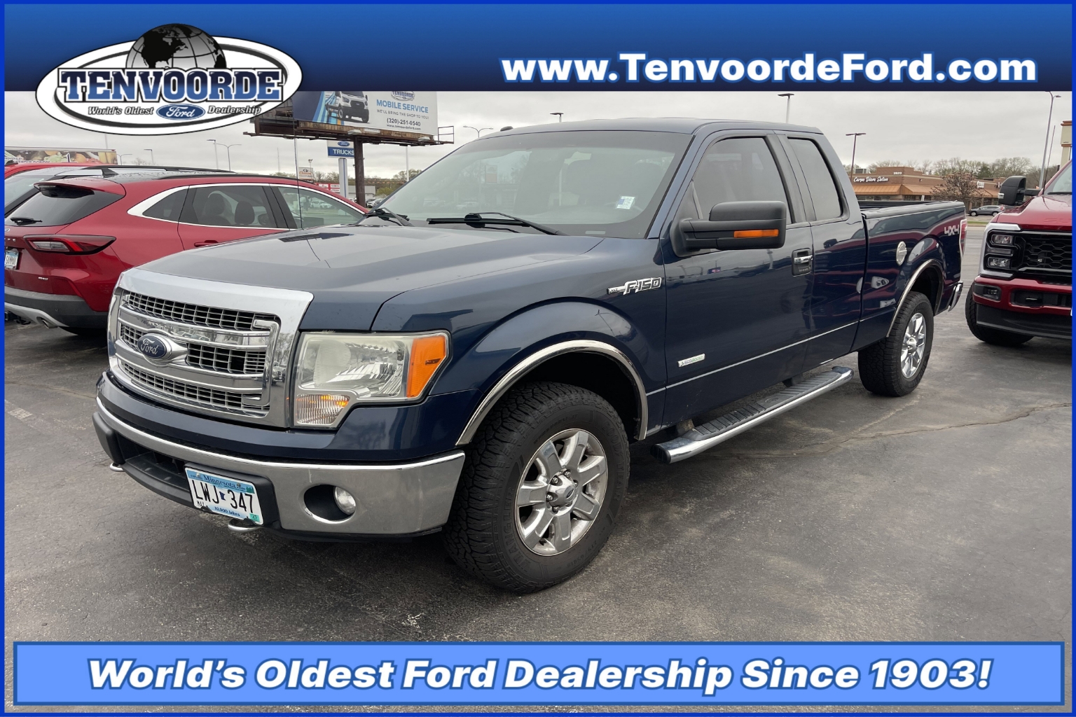 Used 2014 Ford F-150 XLT with VIN 1FTFX1ET1EKG20477 for sale in Saint Cloud, Minnesota
