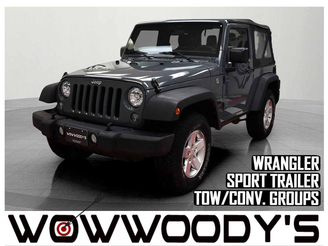 Used 2014 Jeep Wrangler Sport 4X4 3.6L V6 24S Quick Order Package Convertible Tow Package