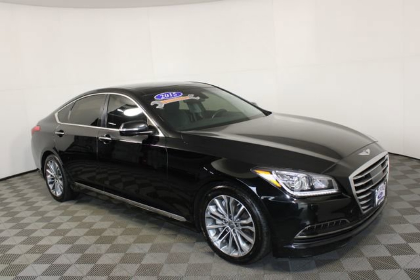 Used 2015 Hyundai Genesis Base with VIN KMHGN4JE5FU073928 for sale in Kansas City