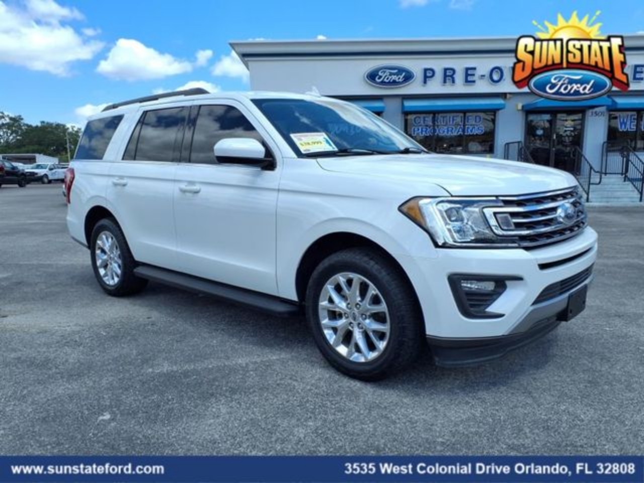 Certified 2021 Ford Expedition XLT with VIN 1FMJU1HT1MEA03801 for sale in Orlando, FL