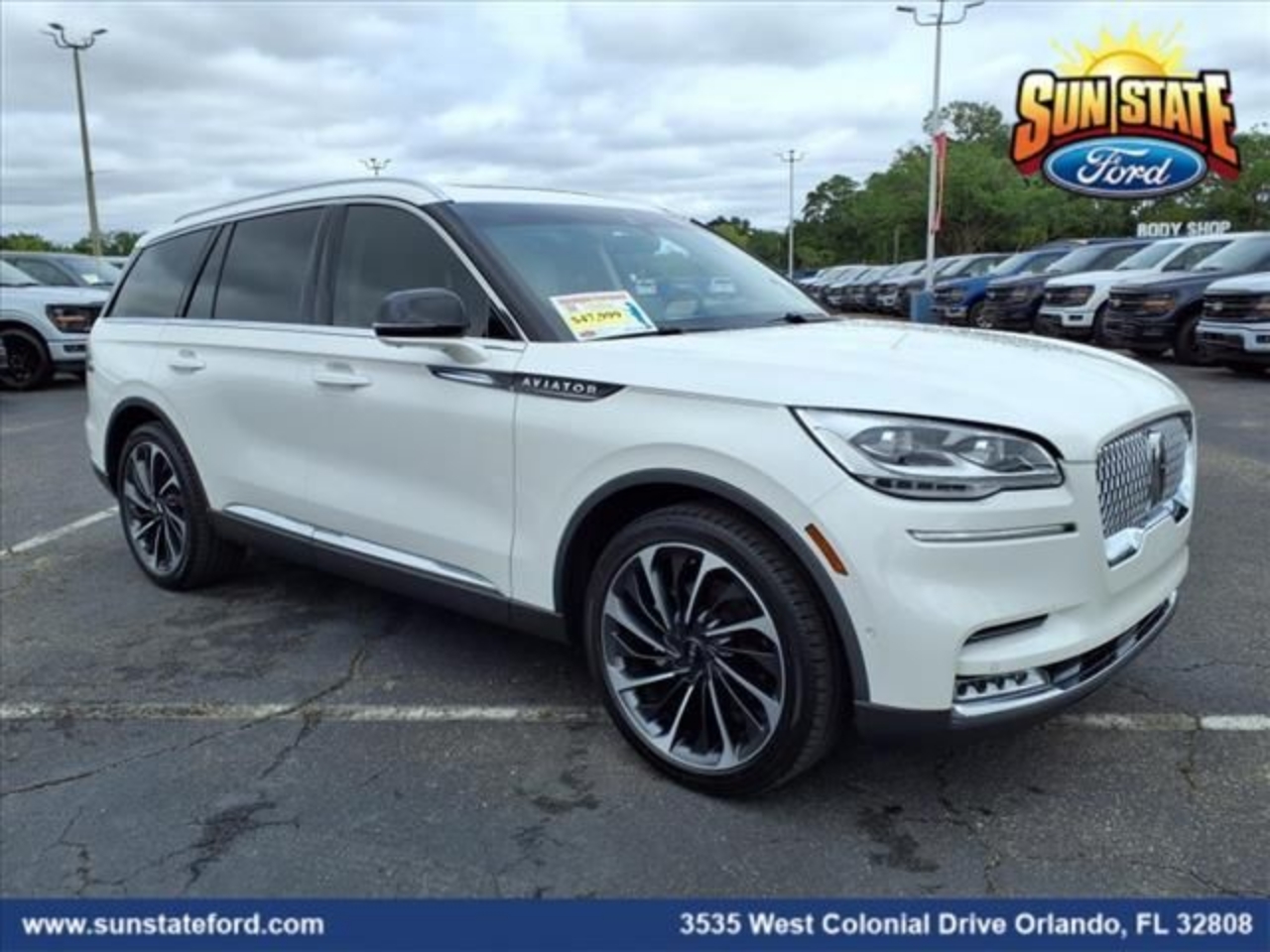 Used 2023 Lincoln Aviator Reserve with VIN 5LM5J7WC7PGL09052 for sale in Orlando, FL