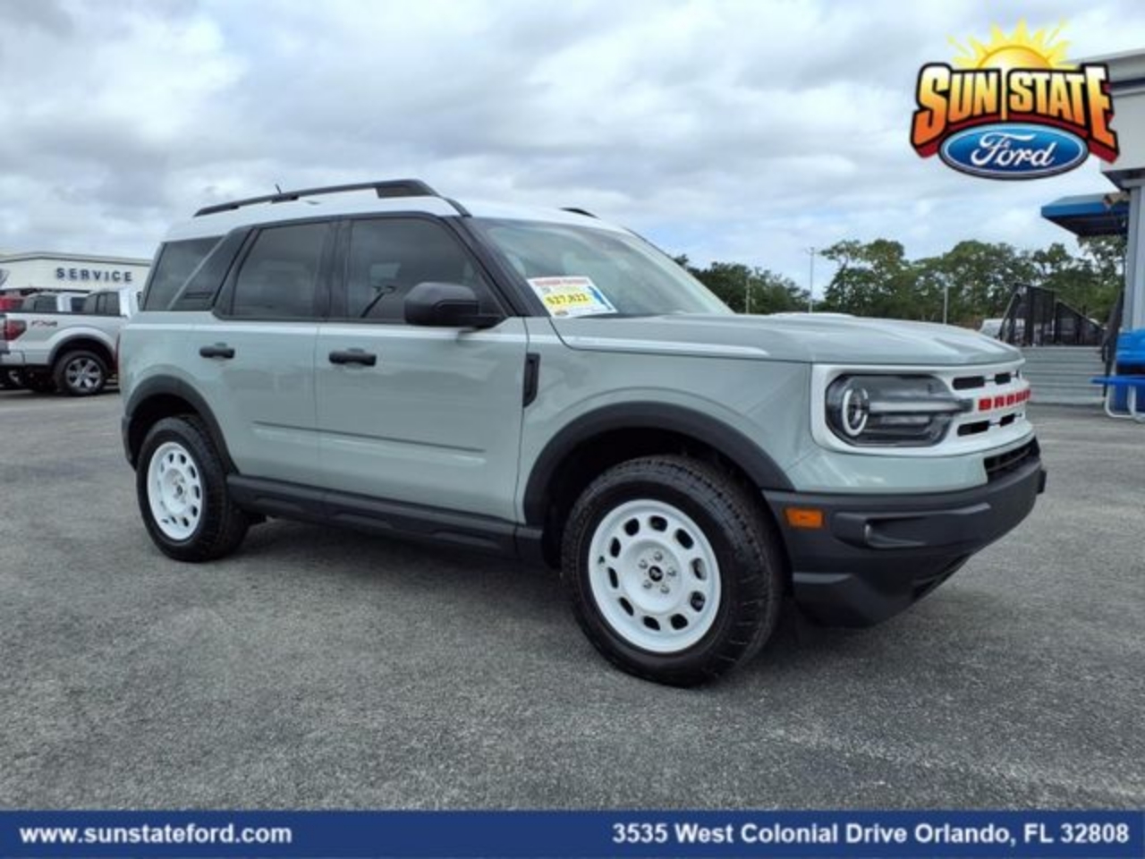 Certified 2023 Ford Bronco Sport Heritage with VIN 3FMCR9G69PRE02123 for sale in Orlando, FL