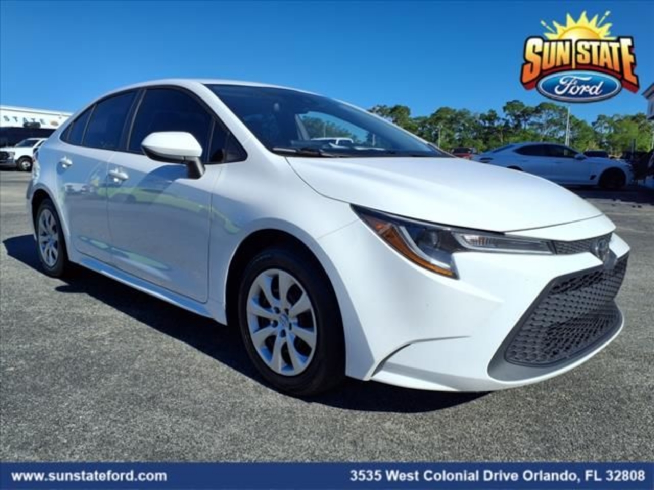 Certified 2022 Toyota Corolla LE with VIN 5YFEPMAE9NP294532 for sale in Orlando, FL