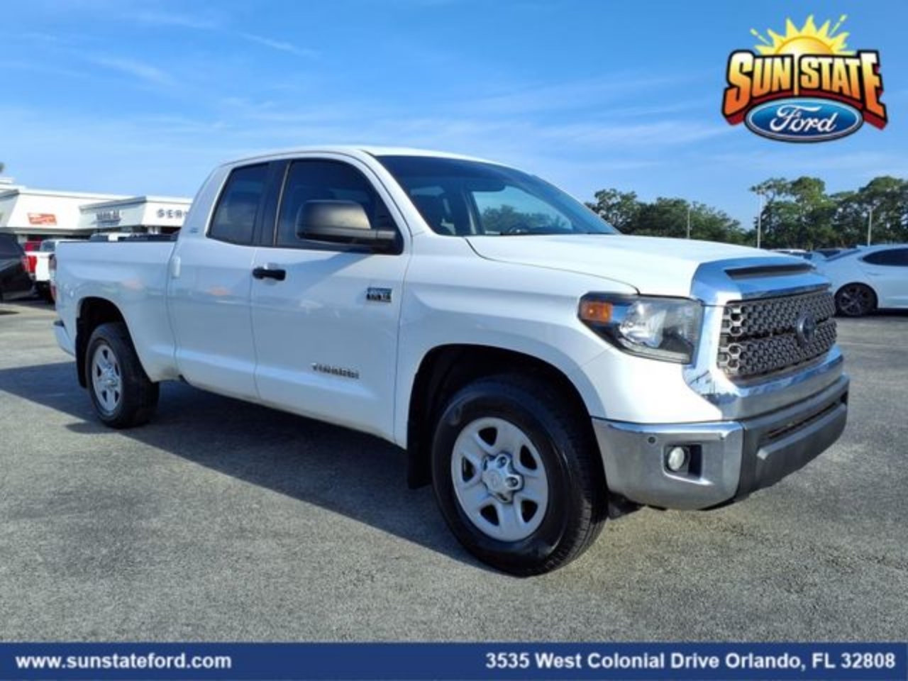 Certified 2021 Toyota Tundra SR5 with VIN 5TFRY5F14MX293105 for sale in Orlando, FL