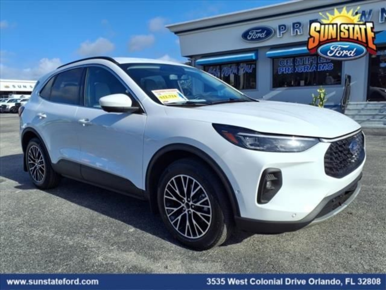 Certified 2023 Ford Escape PHEV with VIN 1FMCU0E17PUA62996 for sale in Orlando, FL