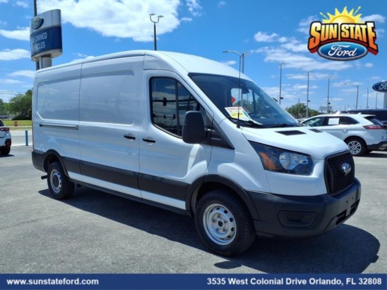 Certified 2023 Ford Transit Van Base with VIN 1FTBR1C87PKA97430 for sale in Orlando, FL