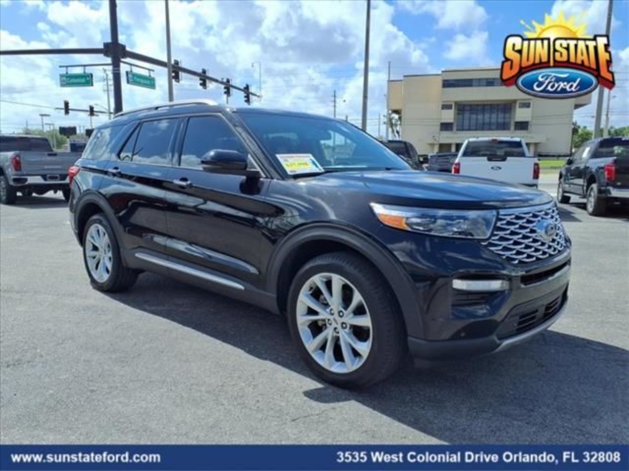 Certified 2022 Ford Explorer Platinum with VIN 1FM5K8HC3NGA92261 for sale in Orlando, FL