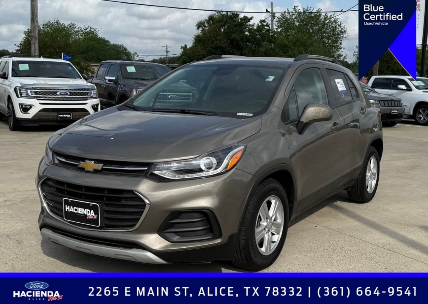 Certified 2022 Chevrolet Trax LT with VIN KL7CJLSM5NB508713 for sale in Alice, TX