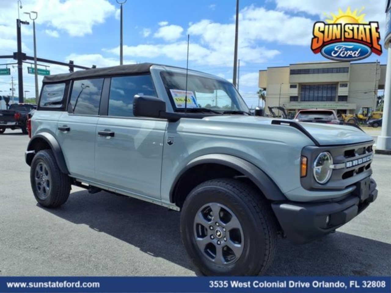 Certified 2022 Ford Bronco 4-Door Big Bend with VIN 1FMDE5BH9NLB18956 for sale in Orlando, FL