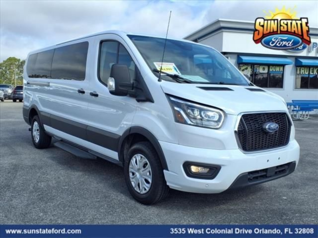 Certified 2023 Ford Transit Passenger Van XLT with VIN 1FBAX2Y82PKA48964 for sale in Orlando, FL