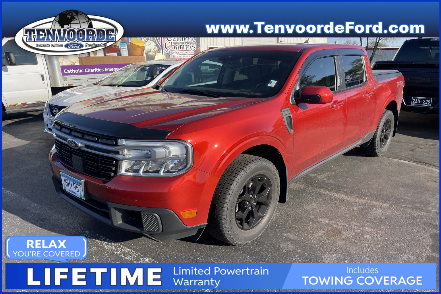 Used 2022 Ford Maverick Lariat with VIN 3FTTW8F90NRA71741 for sale in Saint Cloud, Minnesota