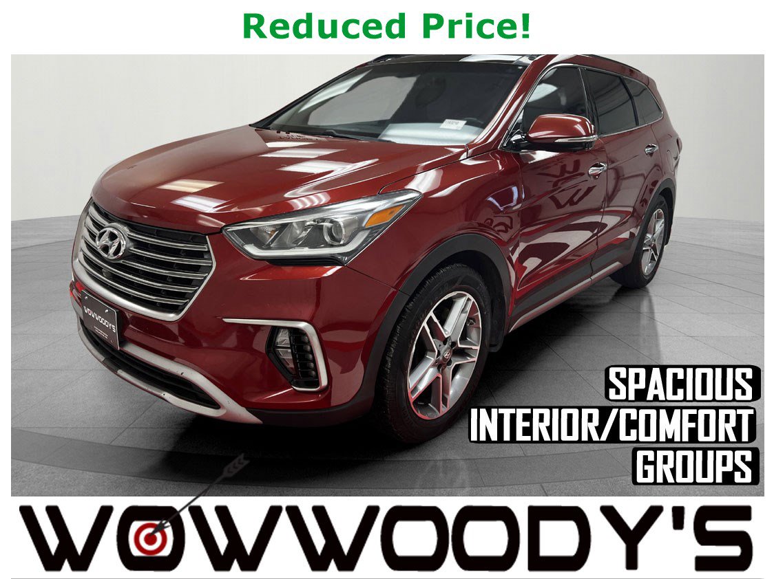 Used 2017 Hyundai Santa Fe Limited Ultimate AWD 3.3L V6 Advanced Safety Technology Panoramic Sunroof Leather Heated Cooled Seats Remote Start